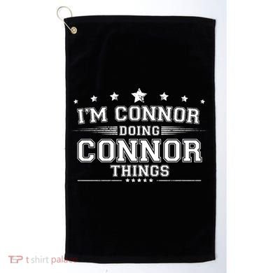 Im Connor Doing Connor Things Golf Towel