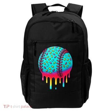 Ice Cream Drip Baseball Stuff Baseball Backpack