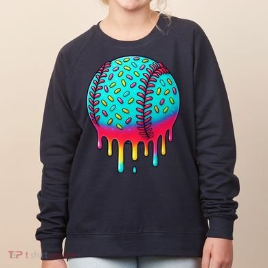 Ice Cream Drip Baseball Stuff Baseball Women's Sweatshirt