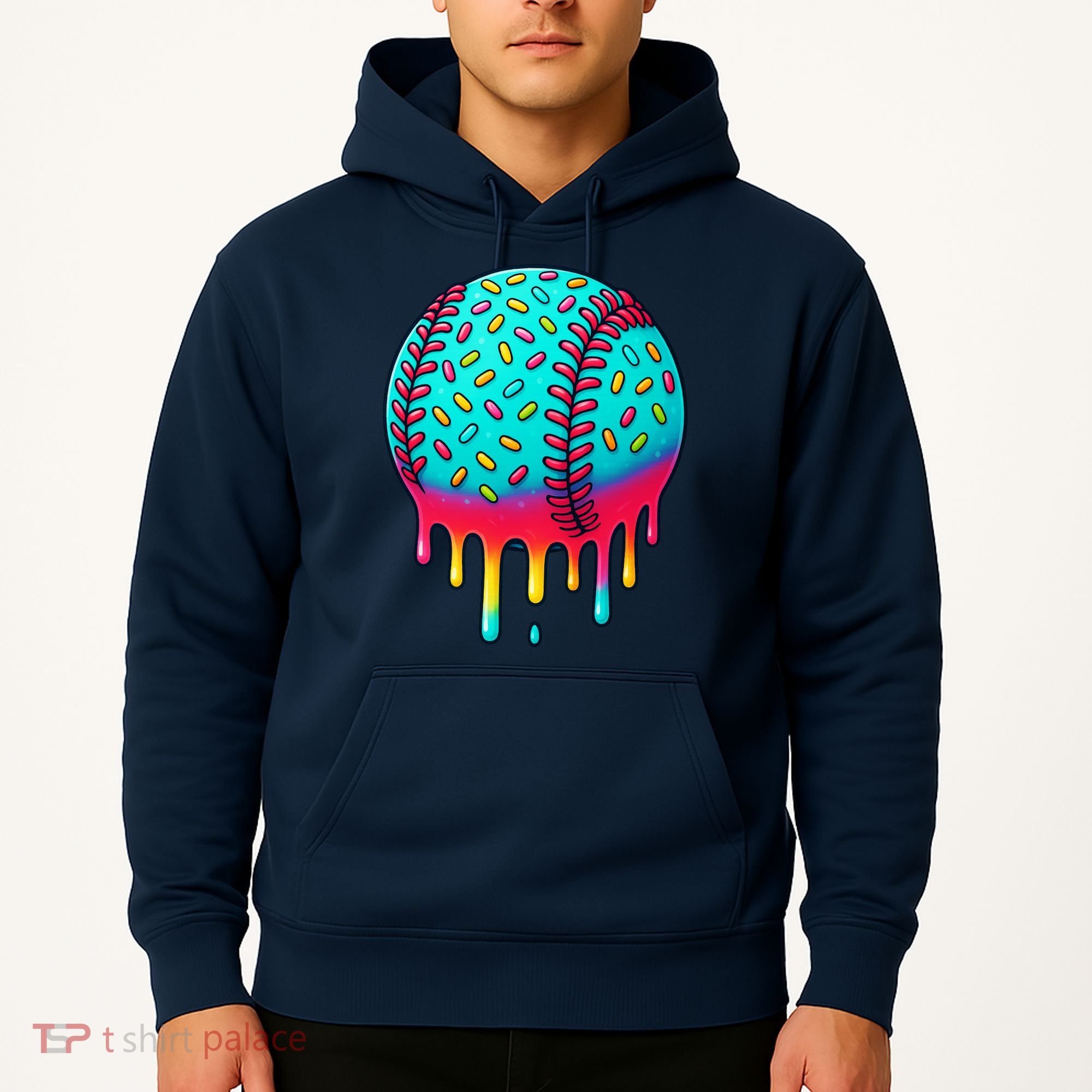 Ice Cream Drip Baseball Stuff Baseball Hoodie