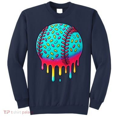 Ice Cream Drip Baseball Stuff Baseball Sweatshirt