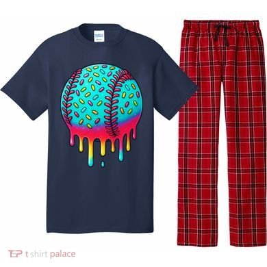 Ice Cream Drip Baseball Stuff Baseball Pajama Set