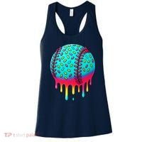 Ice Cream Drip Baseball Stuff Baseball Women's Tank Top thumb 0
