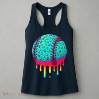 Ice Cream Drip Baseball Stuff Baseball Women's Tank Top thumb 3