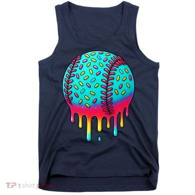 Ice Cream Drip Baseball Stuff Baseball Tank Top