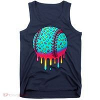Ice Cream Drip Baseball Stuff Baseball Tank Top thumb 0