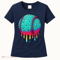 Ice Cream Drip Baseball Stuff Baseball Women's T-Shirt thumb 0