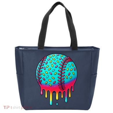 Ice Cream Drip Baseball Stuff Baseball Tote Bag