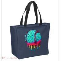 Ice Cream Drip Baseball Stuff Baseball Tote Bag thumb 2