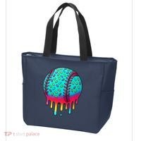 Ice Cream Drip Baseball Stuff Baseball Tote Bag thumb 3