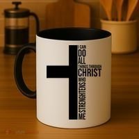 I Can Do All Things Through Christ Who Strengthens Me Coffee Mug thumb 4