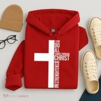 I Can Do All Things Through Christ Who Strengthens Me Hoodie thumb 4