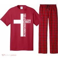 I Can Do All Things Through Christ Who Strengthens Me Pajama Set thumb 0
