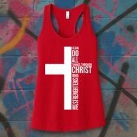 I Can Do All Things Through Christ Who Strengthens Me Women's Tank Top thumb 3