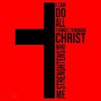 I Can Do All Things Through Christ Who Strengthens Me Santa Hat thumb 1