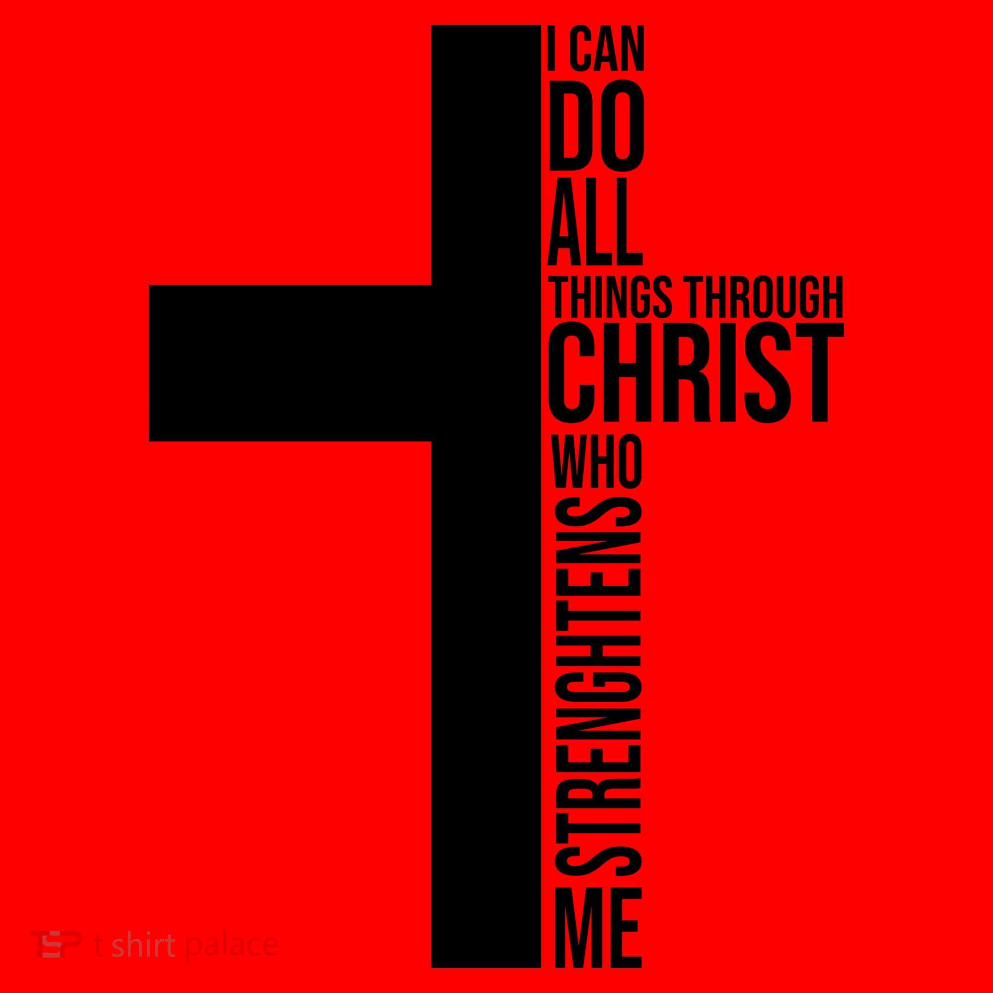 I Can Do All Things Through Christ Who Strengthens Me Santa Hat