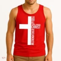 I Can Do All Things Through Christ Who Strengthens Me Tank Top thumb 3