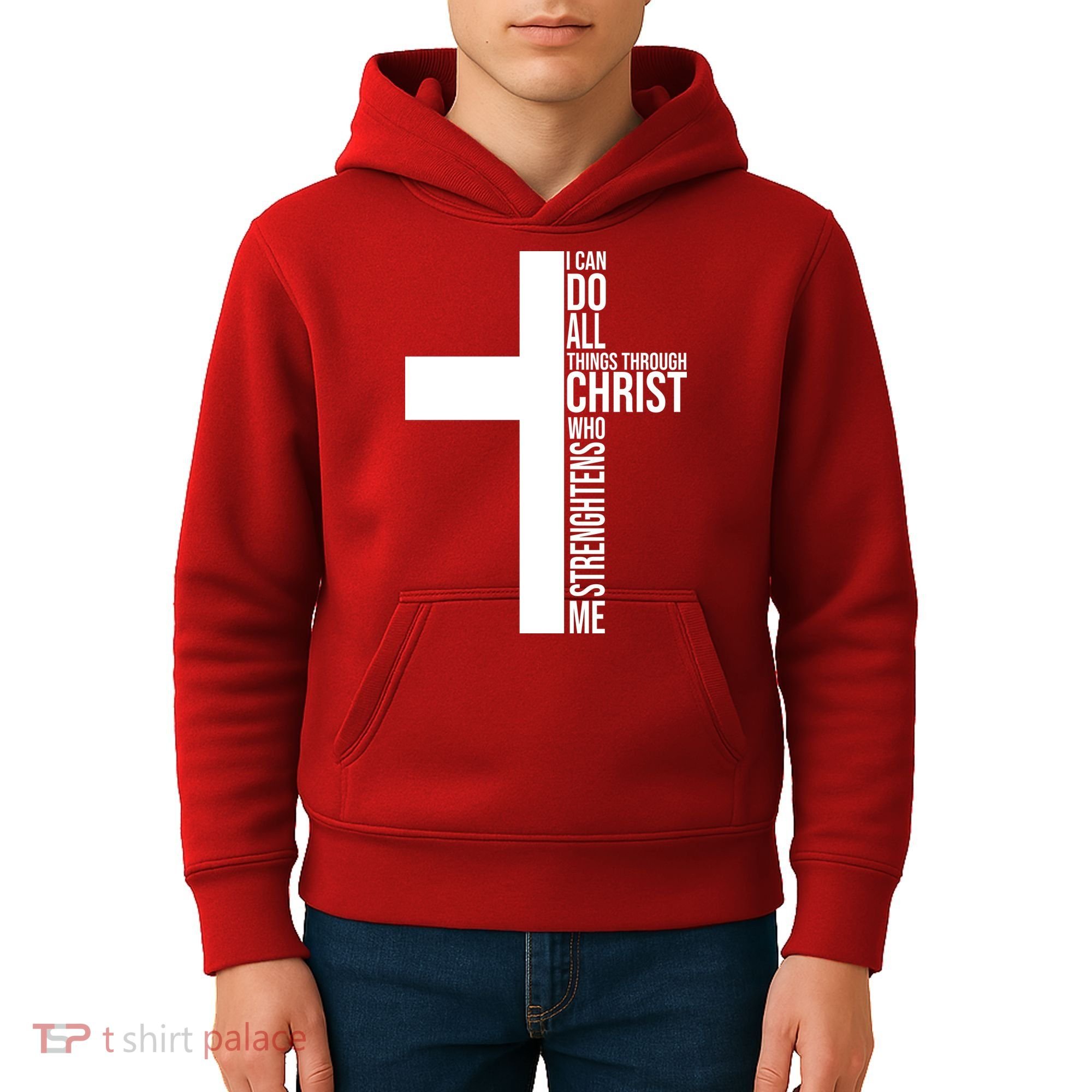 I Can Do All Things Through Christ Who Strengthens Me Kids Hoodie