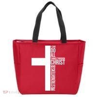 I Can Do All Things Through Christ Who Strengthens Me Tote Bag thumb 0