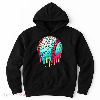 Ice Cream Drip Baseball Stuff Baseball Drip Hoodie