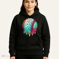 Ice Cream Drip Baseball Stuff Baseball Drip Hoodie thumb 5