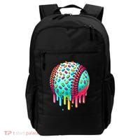Ice Cream Drip Baseball Stuff Baseball Drip Backpack thumb 0