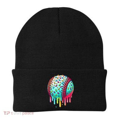 Ice Cream Drip Baseball Stuff Baseball Drip Beanie