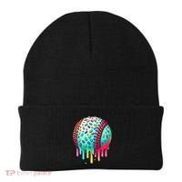 Ice Cream Drip Baseball Stuff Baseball Drip Beanie thumb 0