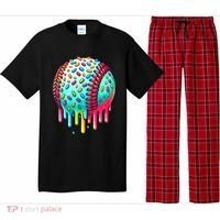 Ice Cream Drip Baseball Stuff Baseball Drip Pajama Set thumb 0
