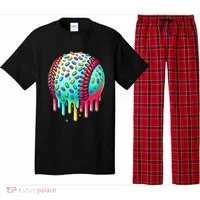 Ice Cream Drip Baseball Stuff Baseball Drip Pajama Set thumb 0