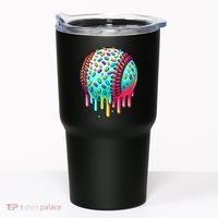 Ice Cream Drip Baseball Stuff Baseball Drip Tumbler thumb 0