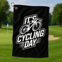 ItS Cycling Day For Cyclist Accessories Cycling Golf Towel thumb 1