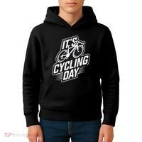 ItS Cycling Day For Cyclist Accessories Cycling Kids Hoodie thumb 4