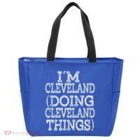 I'm Cleveland Doing Cleveland Things Family First Name Gift Tote Bag thumb 0