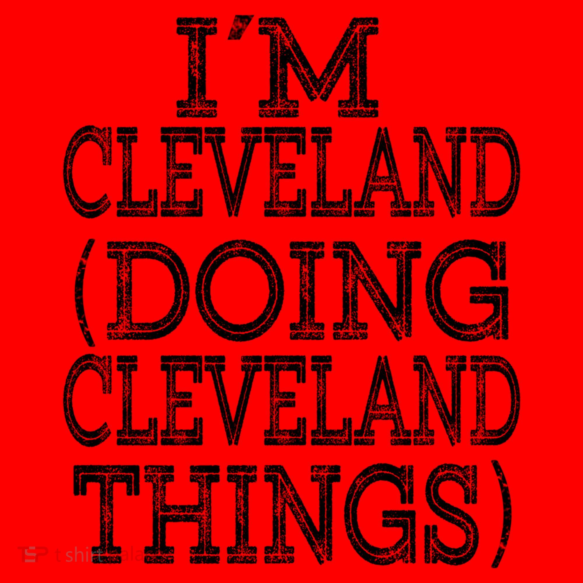 I'm Cleveland Doing Cleveland Things Family First Name Gift Santa Hat