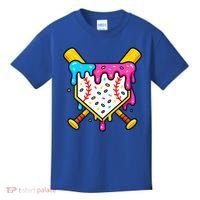 Ice Cream Drip Baseball Bat Home Plate Cool Kids T-Shirt thumb 0