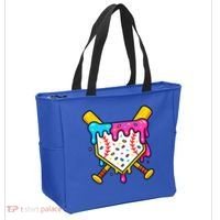 Ice Cream Drip Baseball Bat Home Plate Cool Tote Bag thumb 2
