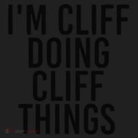 I'M CLIFF DOING CLIFF THINGS Name Funny Birthday Gift Idea Beanie thumb 2