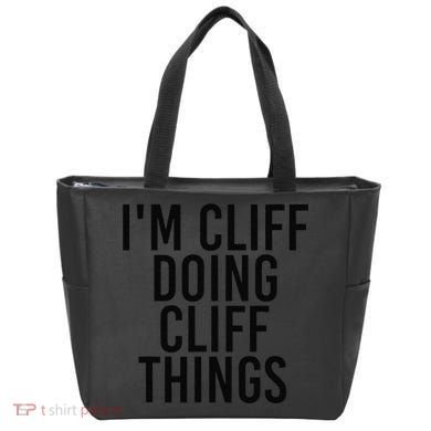I'M CLIFF DOING CLIFF THINGS Name Funny Birthday Gift Idea Tote Bag