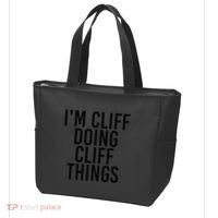 I'M CLIFF DOING CLIFF THINGS Name Funny Birthday Gift Idea Tote Bag thumb 3