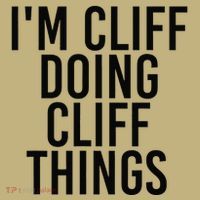 I'M CLIFF DOING CLIFF THINGS Name Funny Birthday Gift Idea Long Sleeve Shirt thumb 2