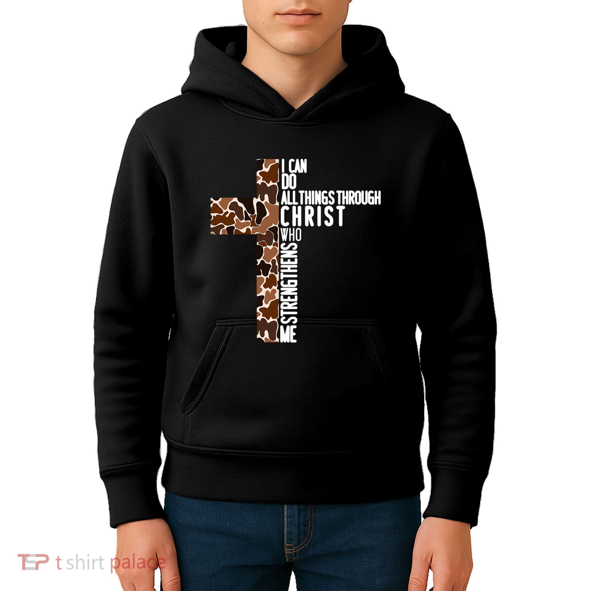 I Can Do All Things Through Christ Who Strengthens Me Kids Hoodie