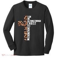 I Can Do All Things Through Christ Who Strengthens Me Kids Long Sleeve Shirt thumb 0