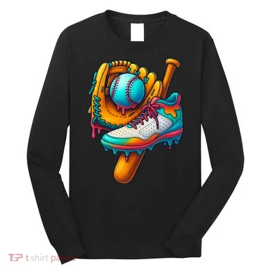 Ice Cream Shoes Drip Baseball Stuff Long Sleeve Shirt