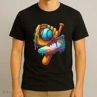 Ice Cream Shoes Drip Baseball Stuff T-Shirt thumb 3