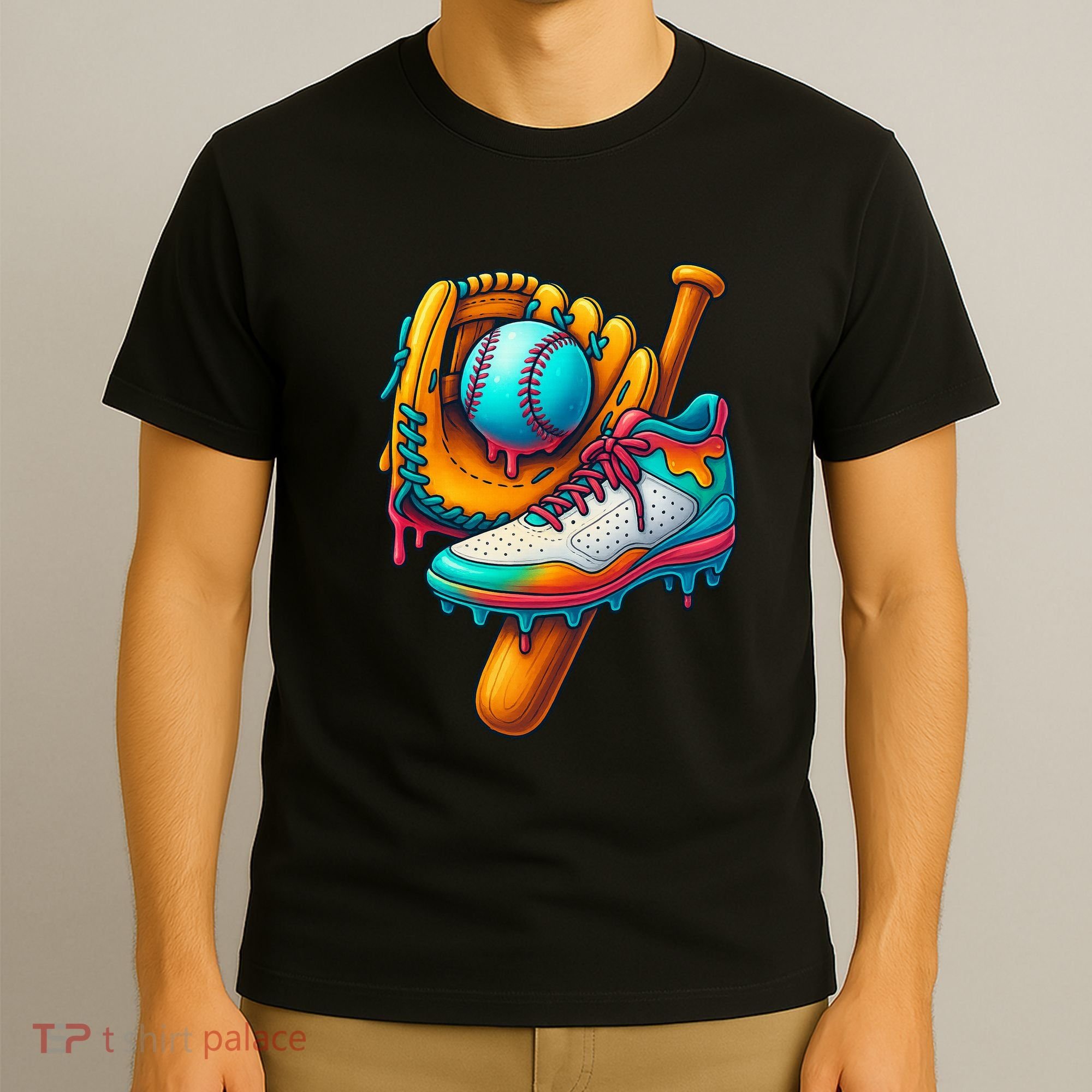 Ice Cream Shoes Drip Baseball Stuff T-Shirt