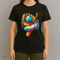 Ice Cream Shoes Drip Baseball Stuff T-Shirt thumb 4