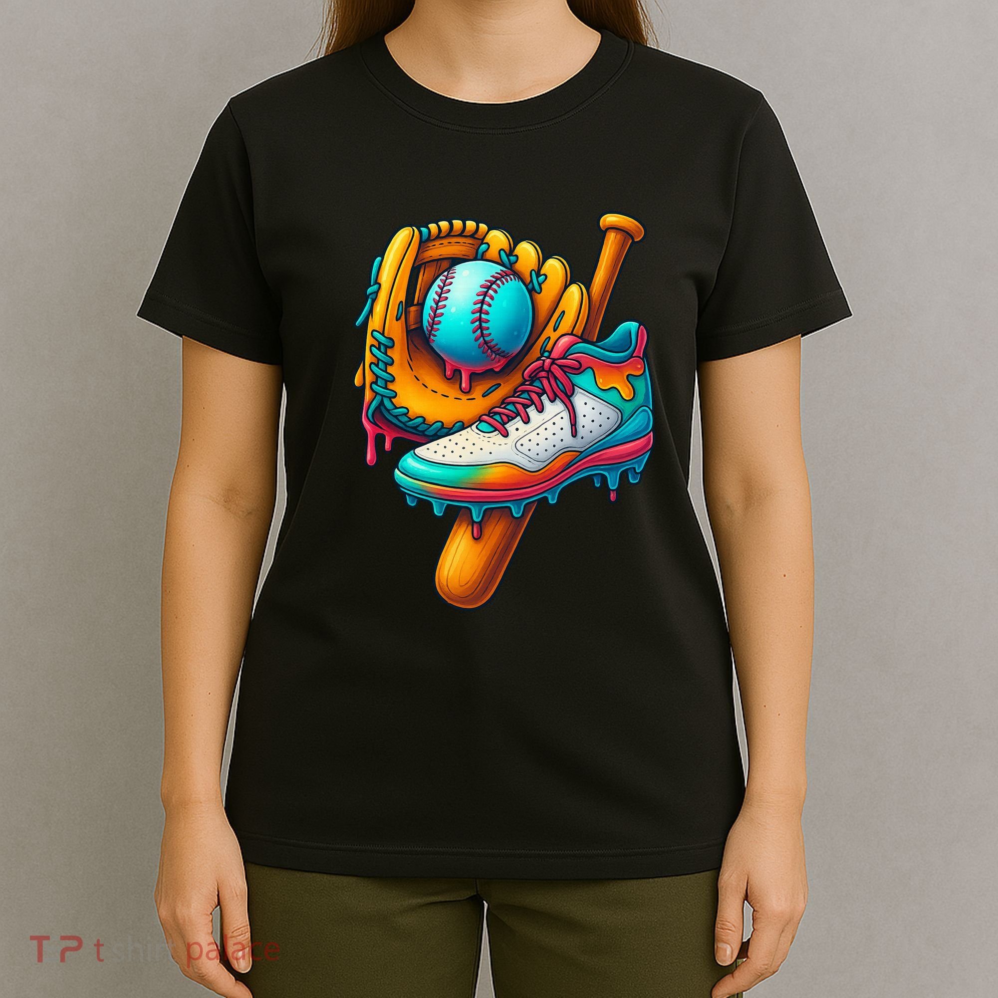 Ice Cream Shoes Drip Baseball Stuff T-Shirt