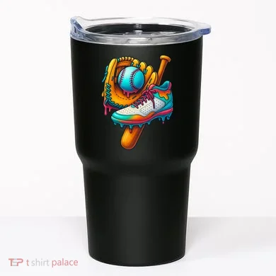 Ice Cream Shoes Drip Baseball Stuff Tumbler