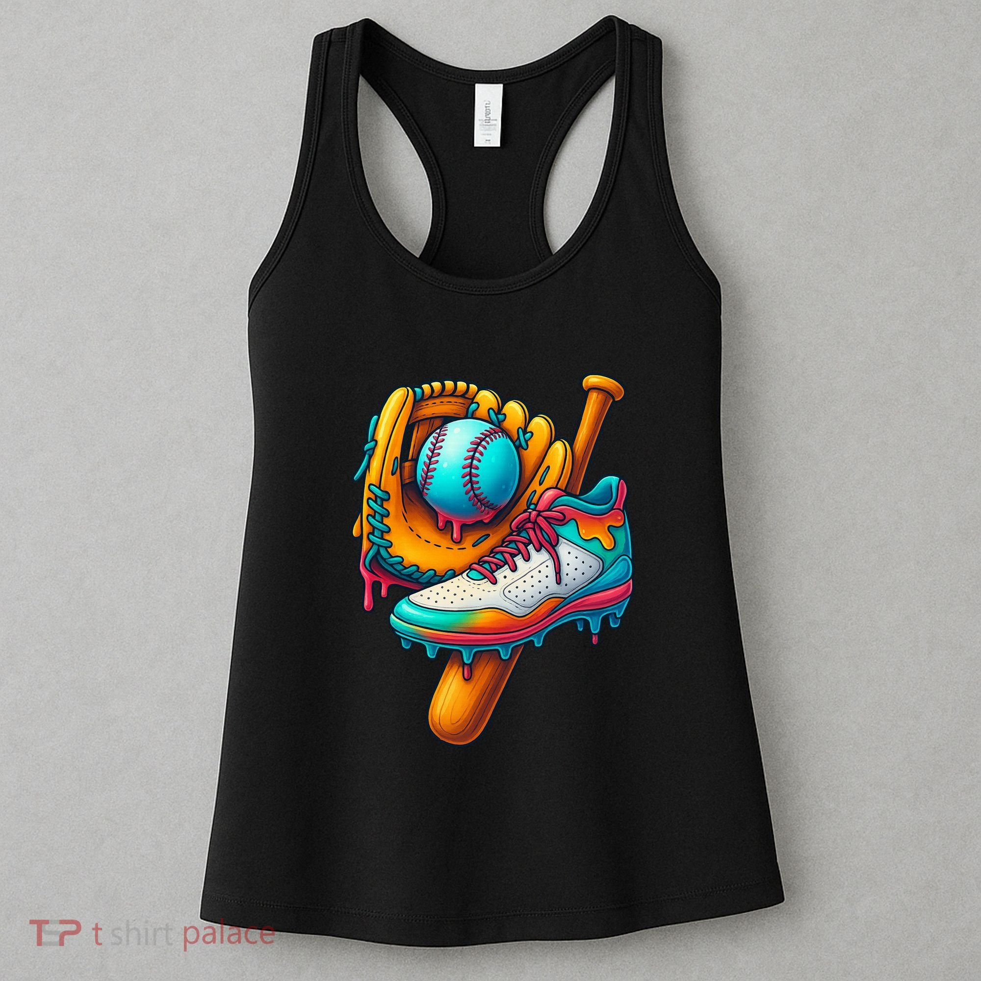 Ice Cream Shoes Drip Baseball Stuff Women's Tank Top